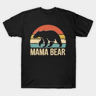 Mom Bear Gift For Birthday Mama T-Shirt